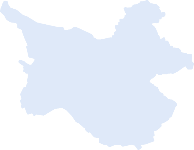 Umriss des Springer Stadtgebiets Umriss des Springer Stadtgebiets